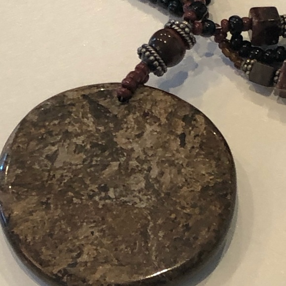 Sterling Silver Jasper Necklace - Picture 2 of 6